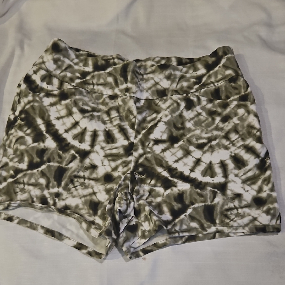 INC International Concepts Black and White Athletic Shorts